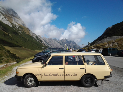 Wartburg auf dem Hahntennjoch